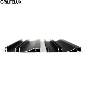 Profilé LED en aluminium pour plinthe, avec couvercle en PU, éclairage d'angle pour escalier, couloir et allée - Product Image 6