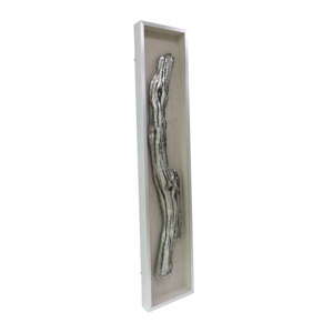 Scultura da Parete Rustica in Legno con Design a Rami Testurizzati per Arredamento Moderno di Soggiorno e Camera da Letto - Product Image 2