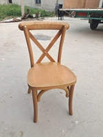 Chaises en bois d'enfants de croix de dos pour des chaises d'enfants de location de banquet de mariage d'hôtel