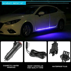 EURS RGB 1,2 m 1,5 m 1,8 m control remoto led Interior luces decorativas fluye luces lámpara <span class=keywords><strong>ambiente</strong></span> Puerta de coche, barra de luz led - Product Image 4