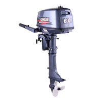 Nouveau moteur hors-bord chinois 6 CV 2 temps à arbre court, prix usine, 102 cm³, pour bateau de pêche à la traîne, similaire à YAMAHA