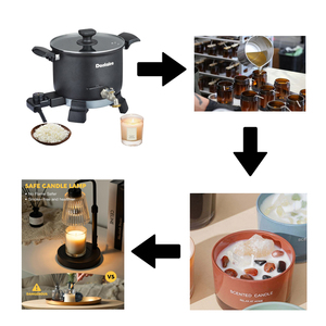 <span class=keywords><strong>2025</strong></span> mới mờ đầu giường nến ấm hơn đèn hương liệu núm điều khiển trang trí nhà có thể điều chỉnh Nến điện ấm hơn đèn - Product Image 4