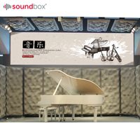 Soundbox-deflector acústico móvil, Panel de amortiguación acústica, absorción acústica ligera