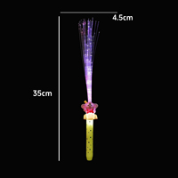 Baguette lumineuse en fibre optique Éléphant pour fête fluo, fournitures de fête néon, baguette lumineuse en fibre optique thème cirque, baguette lumineuse éléphant cirque