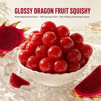 Balle souple en marbre rouge, douce au toucher, ronde, anti-stress, cadeau pour enfants et adultes, nouveauté saisonnière, vente au détail et en gros
