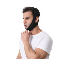 Sangle anti-ronflement pour utilisateurs de CPAP, réglable, respirante, aide au sommeil pour réduire efficacement et confortablement les ronflements