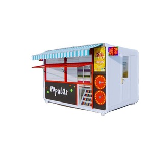 Kiosque de paiement extérieur en acier laminé à froid, stand mobile sur pied pour parcs et zones touristiques - Product Image 5