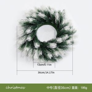 Wholesale Customized Factory Price Christmas Decorations 60cm Artificial Christmas <b>Wreath</b> Commercial - Product Image 3