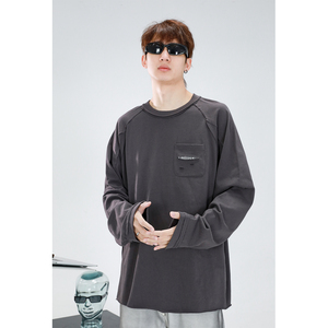 Chất Lượng Cao Lụa Màn Hình In Ấn Rắn Màu Sắc Thể Thao Giản Dị Phòng Tập Thể Dục OEM Màu Đen 100 Bông Áo Nỉ Người Đàn Ông - Product Image 3