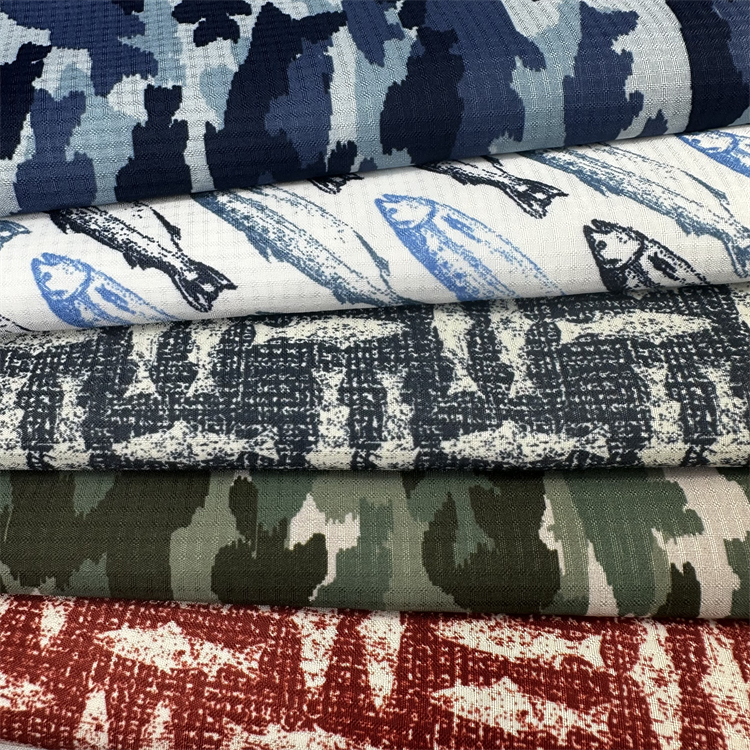 Высокое качество, в наличии, антиультрафиолетовая Антибактериальная ткань из 100% полиэстера 240T, эпонж с принтом в клетку