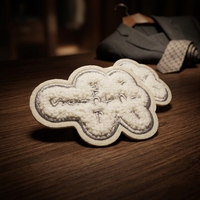 Patch personnalisé pour vêtements, broderie 3D, à coudre, avec Logo personnalisé, lettre de personnalisation