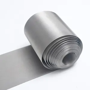 72/15 132/17 152/30 Automatic Stainless Steel Woven Filter Mesh Belt 157mm 127mm Custom Size Wire Mesh Filter Band