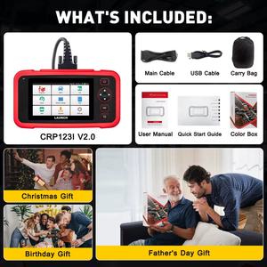 Escáner OBD2 LAUNCH CRP123I V2.0 Elite, Actualización Gratuita de por Vida hasta 2025, Herramienta de Diagnóstico para Motor, ABS y SRS - Product Image 3