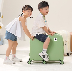 ALL PASS Nuovo Design <span class=keywords><strong>Valigia</strong></span> per Bambini 22 Pollici con Funzione Cavalcabile, Grande Capacità e Portabicchieri - Product Image 2