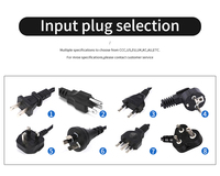 Chargeur de batterie intelligent pour tondeuse à gazon au lithium-ion 24V, IP67, matériau PC ignifuge, protection contre les surtensions, prise EU/US, chargeur étanche