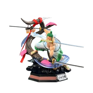Pour <span class=keywords><strong>King</strong></span> GK Country Kimono Crazy Tiger Solon fait à la main en plastique trois couteaux flux lumineux souffleur d'air poupée Statue <span class=keywords><strong>jouet</strong></span> - Product Image 5
