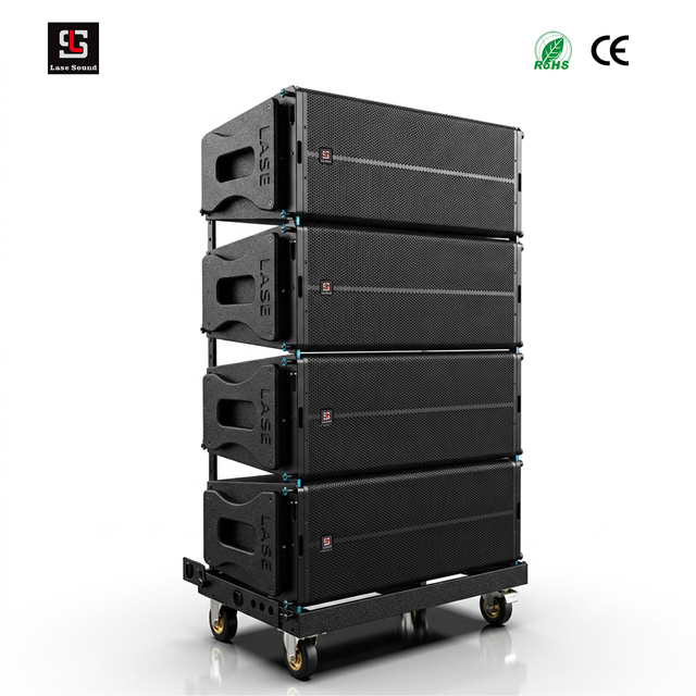 Lasesound LA-6 12" Professional Line Array Speaker 800W RMS High Power Stage Loudspeaker for Stadium and Large Events