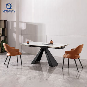 <span class=keywords><strong>Table</strong></span> <span class=keywords><strong>de</strong></span> Salle à Manger Extensible <span class=keywords><strong>de</strong></span> 3m, Ensemble Style Ferme pour 8 à 10 Personnes, Très Grande <span class=keywords><strong>Table</strong></span> à Manger Extensible à <span class=keywords><strong>Pied</strong></span> Unique pour 12 Places - Product Image 3