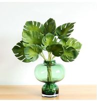 BNANA Feuille Monstera Pampas Printemps Artificielle PU Feuilles Table Centre de Table Plantes Artificielles Noël Graduation Halloween