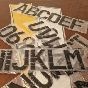 Lettere e Numeri Adesivi Personalizzati Lettere 3D in Gel A-Z e Numeri 0-9 per Targhe Auto, Cifre per Targhe Irlandesi e Britanniche - Product Image 6