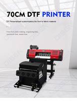 Imprimante DTF industrielle L18050, machine d'impression 60-80 cm, ensemble complet A1, imprimantes DTF et sécheuse 12h2 pour t-shirt, Wifi
