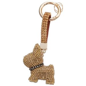 Porte-clés en strass mignon et brillant, ornement à suspendre pour sac à dos, pour les amoureux des chiens, design enfantin, petit cadeau, décoration de porte-clés de voiture - Product Image 1