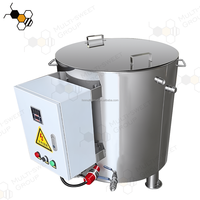 Cuve chauffante électrique à double enveloppe de 150 L pour miel, machine à fondre la cire en acier inoxydable 304 pour le traitement du miel