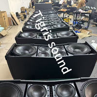 Altavoz Line Array Activo/Pasivo de 3 Vías y Doble Woofer de 12 Pulgadas HDL 50-A 4K, Sistema de Sonido Potenciado