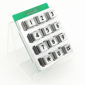 IP65 Waterproof o teclado numérico exterior numérico do fechamento da porta da matriz 3x4 com o CE/FCC/ISO9001 do teclado do metal da liga do zinco certificado - Product Image 4