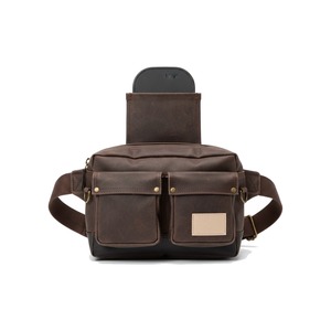 Sac banane en toile légèrement cirée 12 oz pour pickleball, avec logo personnalisé, vente en gros, sac banane de tennis - Product Image 1