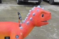 Scooter électrique animatronique dinosaure personnalisé pour enfants, modèle de parc d'attractions à monnayeur, trottinette dinosaure pour enfants