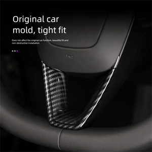 FUXUAN – Accessoires <span class=keywords><strong>de</strong></span> mise à niveau intérieure pour <span class=keywords><strong>volant</strong></span> Tesla Model 3/Y, compatibles avec la nouvelle version <span class=keywords><strong>de</strong></span> la <span class=keywords><strong>voiture</strong></span> - Product Image 2