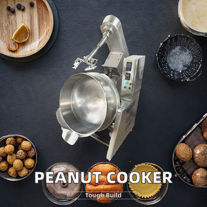 Mélangeur de cuisson automatique industriel DAWETECH à chauffage électrique au gaz, PLC, capacité de 100 kg/h, machine de traitement des assaisonnements, bonbons aux cacahuètes - Product Image 2