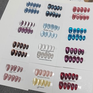 <span class=keywords><strong>Uñas</strong></span> Postizas Hechas a Mano de Alta Calidad al por Mayor, 10 Piezas, Puntas Cortas/Largas Personalizadas, Cuadradas, Almendradas, Stiletto - Product Image 1