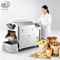 Machine de torréfaction et d'égouttage de noix à gaz, prix usine, pour arachides, graines de melon, châtaignes et noix de cajou, 220V/110V 7000W