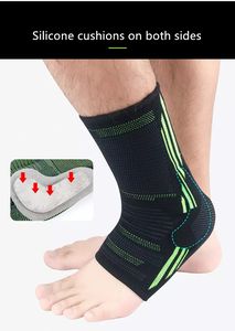 3D Basketball <span class=keywords><strong>Sport</strong></span> <span class=keywords><strong>Compression</strong></span> Chevillere Wrap Protector Weaving Strap Cheville Support Brace Sleeve - Product Image 3