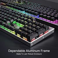 Clavier de jeu mécanique sans fil RGB OEM ODM K556 PRO 104 touches en aluminium, connectivité Tri-mode BT2.4GHz USB-C, performances stables