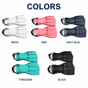 <span class=keywords><strong>Aletas</strong></span> de Buceo <span class=keywords><strong>Profesionales</strong></span> Ajustables OEM Personalizadas, <span class=keywords><strong>Aletas</strong></span> de Buceo de Talón Abierto con Correas de Resorte de Acero Inoxidable - Product Image 4