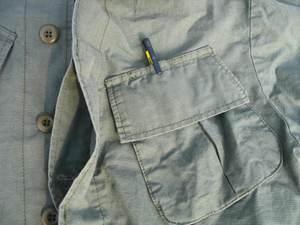 <span class=keywords><strong>Giacca</strong></span> da Campo da Uomo Vintage in Cotone Twill con Toppe Uniforme BDU <span class=keywords><strong>Camicia</strong></span> Mimetica TCU <span class=keywords><strong>Verde</strong></span> Giungla Oliva P41 Fatigue Jacket - Product Image 6