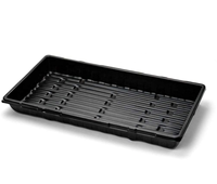 Serre 20 x 10 pouces, plateaux de semis parfaits pour les plantes, plateaux de semis en polystyrène pour pépinière, plateau de semis hydroponique