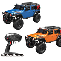 Buggies RC 4x4 RTR en métal avec batteries au lithium 2S 3S, phares LED, feux respirants, étanchéité IPX4, caoutchouc TPR, portée 100m