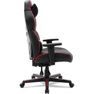 Alera BT-51593RED Ergonomic <b>Racing</b> Style Gaming <b>Chair</b> 15.91 to 19.8 In. Seat Height Black/Red - Product Image 6
