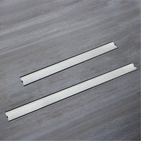 Canal Invisible Douche Linéaire Drain de Plancher de Salle De Bains Accessoire Insert Carrelage Drains de Plancher