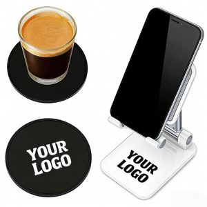 Business Logo Custom Mount Adjustable <b>Desktop</b> Office Gift Promo Foldable Wholesale Mobile Phone <b>Stand</b> Holder - Product Image 1