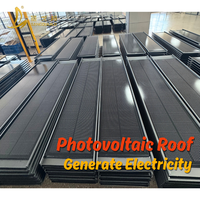 Nouveaux panneaux solaires de qualité supérieure, tôles de toiture BIPV, matériaux de construction à énergie verte, tuiles solaires