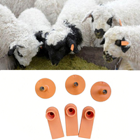 Fabricant d'étiquettes d'oreille pour animaux (moutons, chèvres) à longue portée, avec puce RFID TPU U9, code QR imprimé, 45x17mm, 860-960MHz UHF, ISO18000-6C.