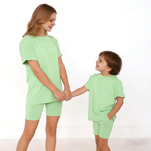 Customized Bamboo Fabric Family <strong>Pyjama</strong> Clothes Mommy and Me Baby Sleepwear Loungewear Nightgown Pjs Sets Family Matching Pajama - Product Image 3