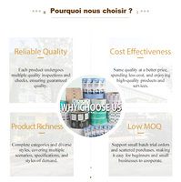 Vente directe usine – Rouleau géant/individuel d'emballage 4-en-1 personnalisé en papier vierge enduit imperméable, feuille d'aluminium PE et EAA