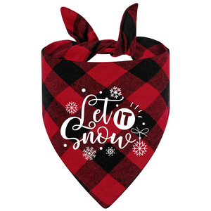 Classic Plaid Triangle Pet Bib Bufanda Perro Cuello Calentador - Product Image 6