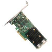 Carte contrôleur HPE Interface PCIe 4.0 X8/x16 16 canaux tri mode NVMe/SAS 12 Gb/s/SATA 6 Gb/s 4GB Adaptateur cache MR416i-p